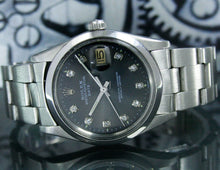 Load image into Gallery viewer, Rolex Oyster Perpetual Date Steel Mens Vintage Wrist Watch Urhen
